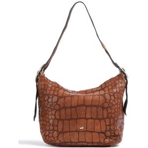 CAMPOMAGGI Leren Schoudertas Centaurus Shopping Bag Cognac Bruine