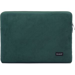 Bombata Universele Velvet Laptophoes Sleeve - 15.6 inch / 16 inch - Groen