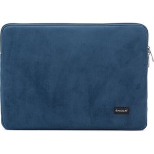 Bombata Universele Velvet Laptophoes Sleeve - 15.6 inch / 16 inch - Jeans Blauw