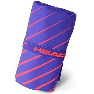 HEAD Active Stripes microvezel badhanddoek met elastiek, lichte sporthanddoek, sneldrogend, geschikt als multifunctionele handdoek, absorberende badhanddoeken, ruimtebesparend, 70 x