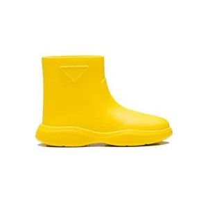 Prada - Logo Rubber Boots - Zwart - 100% Rubber