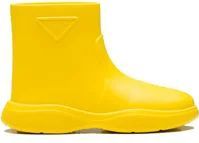 Prada - Logo Rubber Boots - Zwart - 100% Rubber