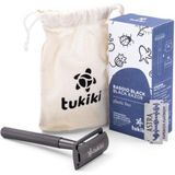Tukiki - Safety Razor Set - Zwart - Scheermesjes - Inclusief 5 Astra Mesjes