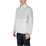 Armani Exchange - Witte Zip-Up Jas - Heren - Polyester