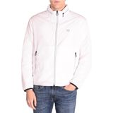 Armani Exchange - Witte Zip-Up Jas - Heren - Polyester
