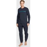 Emporio Armani - Lange Herenpyjama - Ronde Hals - Losse Pasvorm