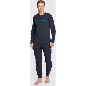 Emporio Armani - Lange Herenpyjama - Ronde Hals - Losse Pasvorm