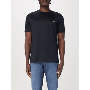 Emporio Armani, Heren, Tops, Blauw, Maat: 3XL Jersey,