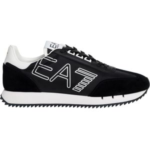 EA7 Black & White Vintage Sneakers Heren