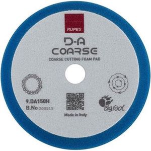 Rupes D-A Coarse Polijstschijf BLAUW 130/150mm - per stuk - Hoge lakcorrectie - Met schuiminterface