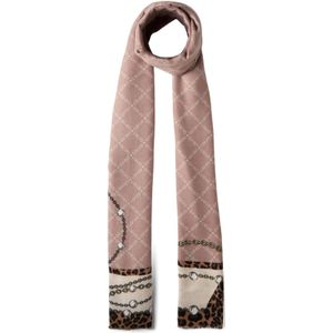 Liu Jo - Sjaal - Roze - Panterprint - Polyester
