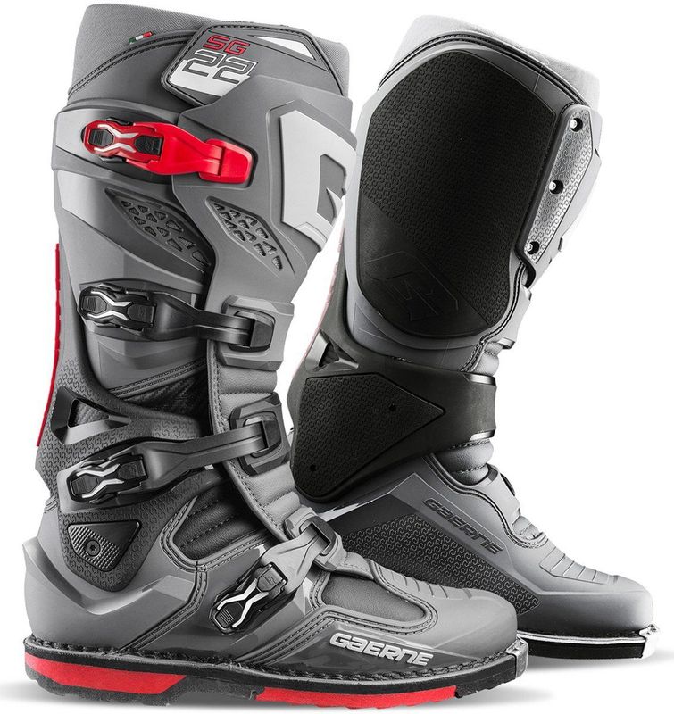 Gaerne - SG-22 - Crosslaarzen - Rood - Kunststof