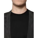 Dolce & Gabbana - Crew Neck T-shirt - Zwart - Katoen - Korte Mouwen