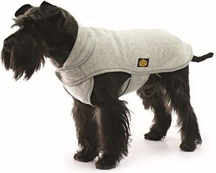 Fashion Dog Fleece-Hundemantel - Grau 30 cm 1 St