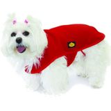 Fleece-Hundemantel - Rot - 27 cm - Fashion Dog