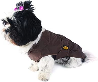 Fashion Dog - Regenmantel für Hunde - Braun - 33 cm