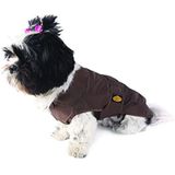 Fashion Dog Regenmantel für Hunde - Braun - 80 cm
