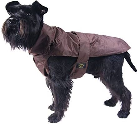 Fashion Dog Hundemantel mit Kunstpelz-Futter - Braun - 60 cm