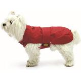 Hundemantel mit Kunstpelz-Futter - Rot - 65 cm - Fashion Dog
