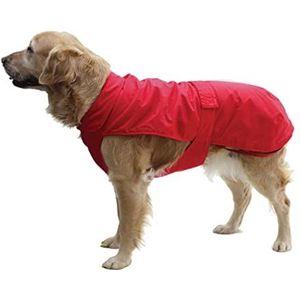 Fashion Dog - Hunde-Regenmantel mit Fleecefutter - Rot - 70 cm
