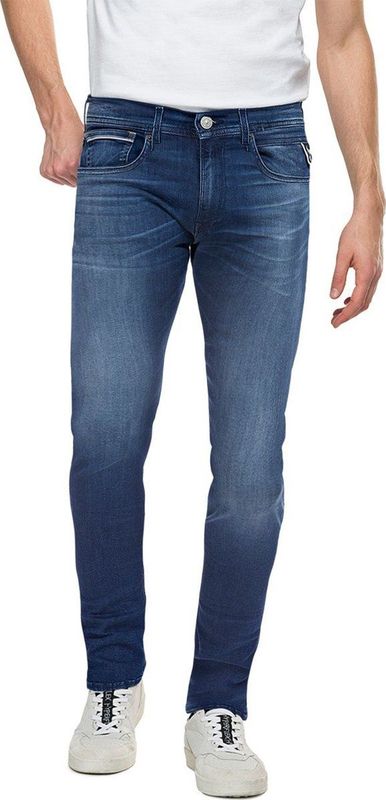 GROVER - 5-Pocket Jeans - Blauw - Denim