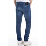 Replay - Denim Jeans - Lichtblauw - 90% Katoen - Regular Waist - 5-Pocket
