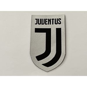 Patch om op te strijken, motief: Juventus, HD/Jacquard, hoogte 8,8 x 5 cm, gemaakt in Italië