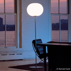 Flos Glo-Ball F2 Vloerlamp Zilver