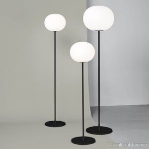 FLOS Glo-Ball F2 vloerlamp, zwart