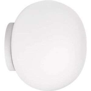 FLOS - Glo-Ball Mini C/W Wand-/Plafondlamp (Spiegel Montering) White