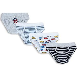 Chicco Set katoenen slips, Ondergoed Kinderen en tieners, Lichtblauw, 2 jaar (pakket van 4)