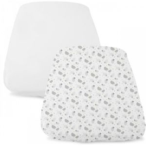 Chicco Grey Sheep 2 Stuks Hoeslaken voor Next2Me Forever Wieg 09010722910990