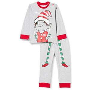 Chicco, Geschenkdoos: lange kerstpyjama , Kinderen en tieners, Grijs, 18 maanden