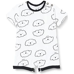 Chicco, Romper met korte mouwen, uniseks-baby, 6 maanden, Wit (943)