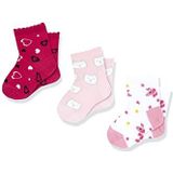 Chicco - Kinder - Set van 3 - Meisje Sokjes - Maat 18