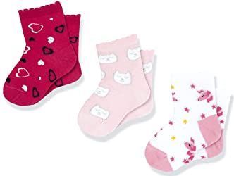 Chicco - Kinder - Set van 3 - Meisje Sokjes - Maat 18