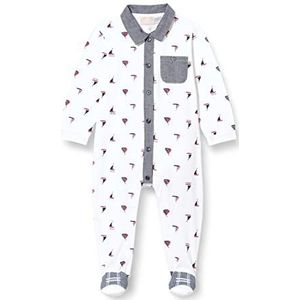 Chicco, Jumpsuit met opening aan de voorkant, baby-jongens, 0 maanden, Wit (424)
