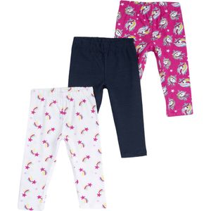 Chicco Set van leggings in capristijl van katoen, Wit, 18 Maanden