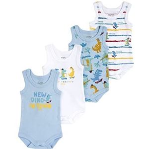 Chicco, Mouwloze bodyset van katoen, uniseks, kinderen 0-24, wit - roze, 3 Maanden