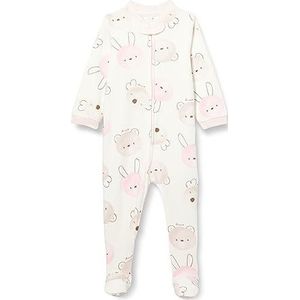 Chicco, Katoenen jumpsuit met voet, Uniseks 0-24, Roze (917), 0 maanden