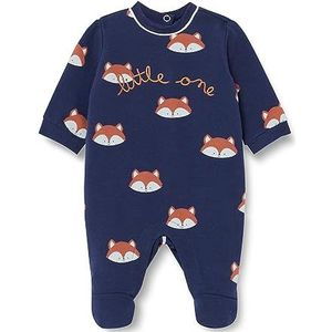 Chicco Katoenen overall met voet, pyjama voor baby's en jongens, baby, jongens, Grijs (758)