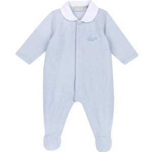 Chicco Jumpsuit Met Opening Aan De Voorkant baby-jongens, Lichtblauw (2), Preemie, Design in Italië