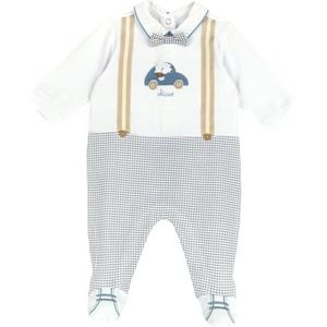 Chicco Jumpsuit Met Middenbeenopening baby-jongens, Veelkleurig, Preemie, Design in Italië