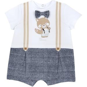 Chicco Romper (2) baby-jongens, Grijs (2), 9M, Design in Italië