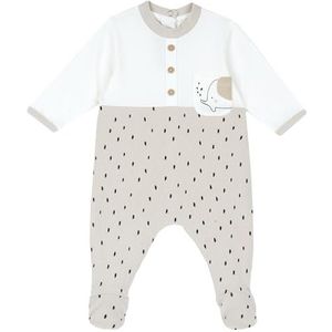 Chicco Jumpsuit Van Katoen uniseks-baby, Beige (5), Preemie, Design in Italië