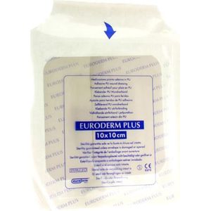 Euroderm Plus 10x10cm 1 stuks