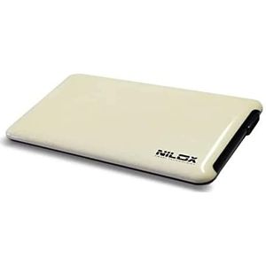 Nilox DH0002WH lege harde schijf box voor harde schijf 2,5 inch, USB 3.0, wit