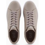 EA7 - X8X001_XCC51 - Sportschoenen - Beige - Leer - Casual - Sportief