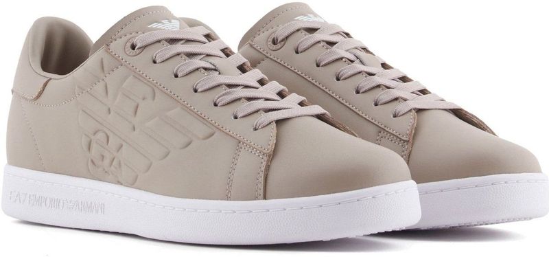 EA7 - X8X001_XCC51 - Sportschoenen - Beige - Leer - Casual - Sportief