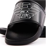 Emporio Armani - XVPS11_XR273 - Slippers - Zwart - PVC